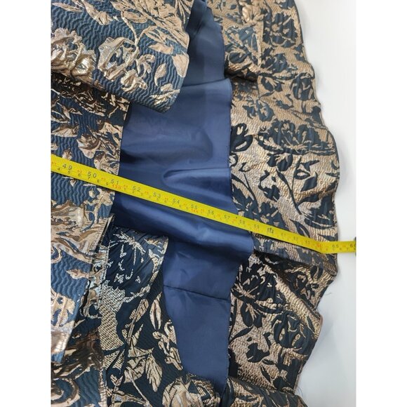 Betsy & Adam High Low Party Dress Women's Size 4 US Polyester Blue A22768 - Picture 5 of 8